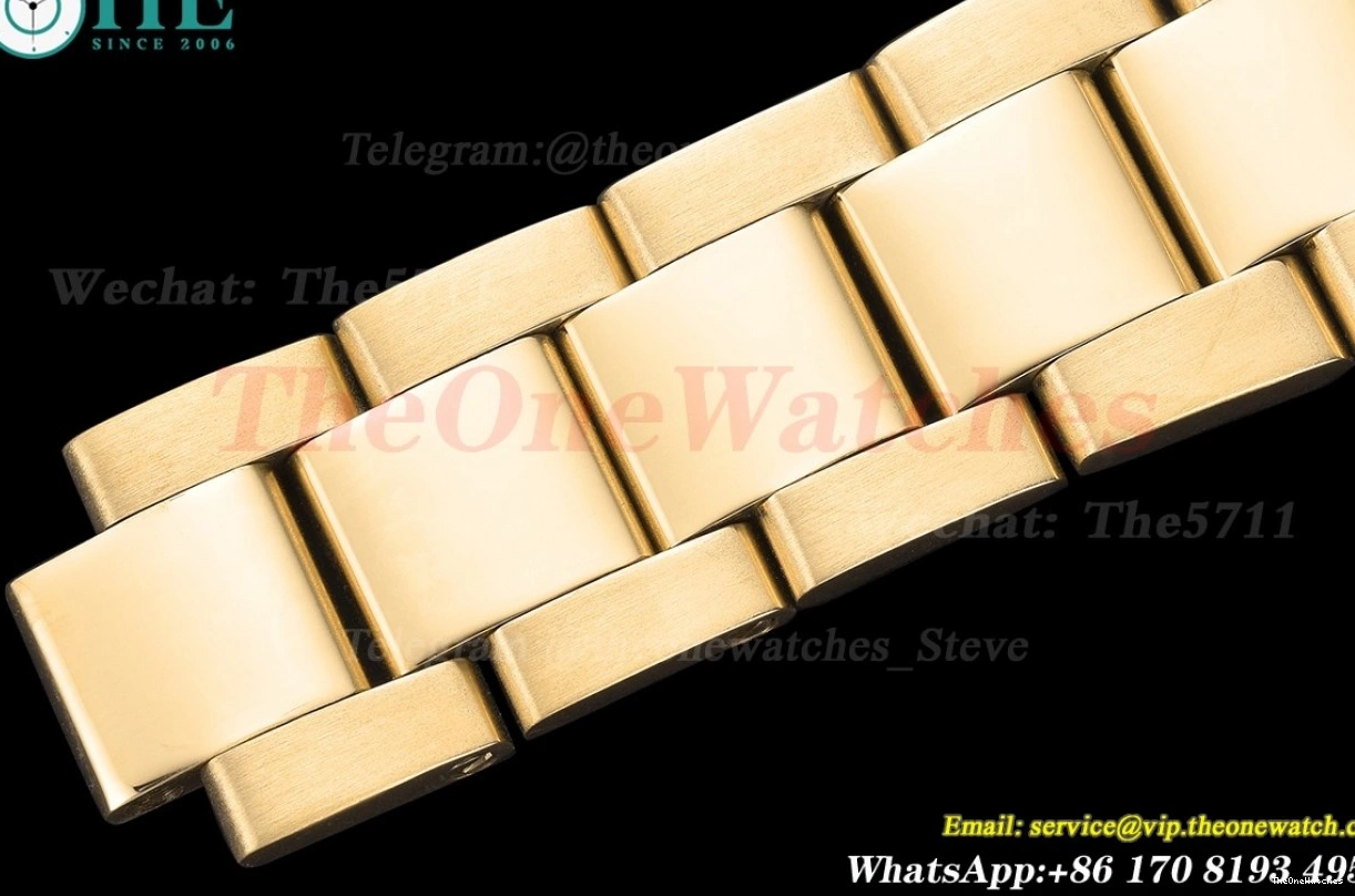 GDF A3836 Daytona 40mm Black Gold YG YG 0129